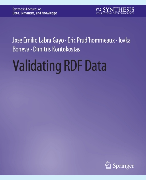 Cover image for book Validating RDF Data