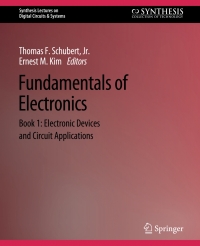 Imagen de portada: Fundamentals of Electronics 9783031798726