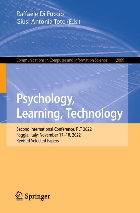 Cover image for book Psychology, Learning, Technology