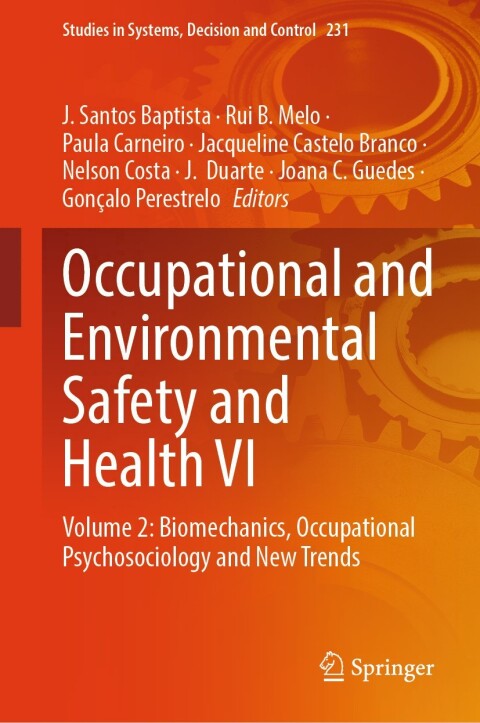Cover image for book Occupational and Environmental Safety and Health VI