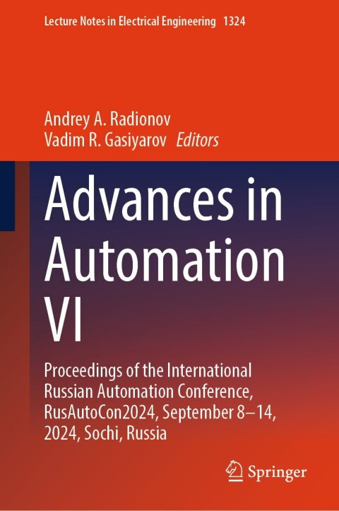 Cover image for book Advances in Automation VI