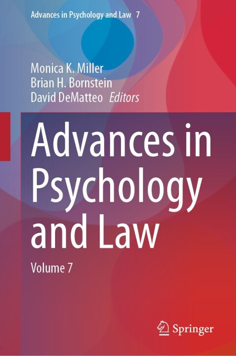 Cover image for book Advances in Psychology and Law
