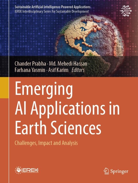Cover image for book Emerging AI Applications in Earth Sciences