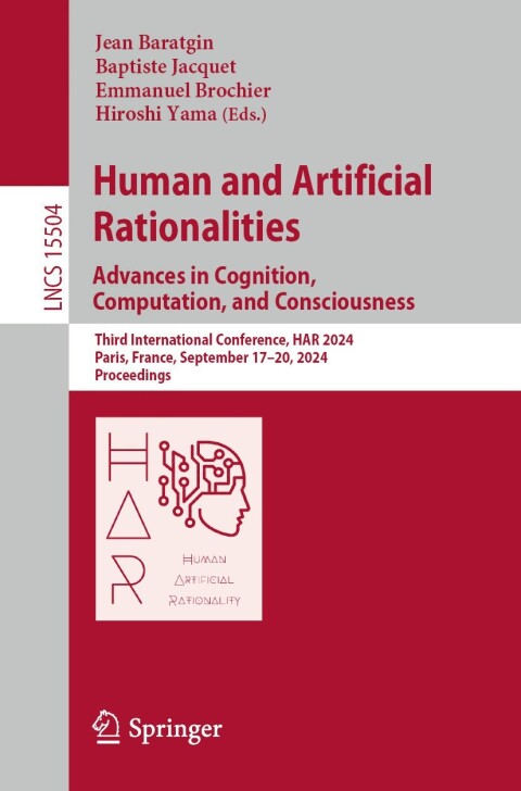 Cover image for book Human and Artificial Rationalities. Advances in Cognition, Computation, and Consciousness