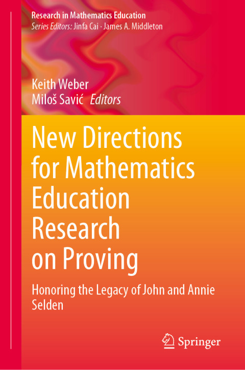 Cover image for book New Directions for Mathematics Education Research on Proving