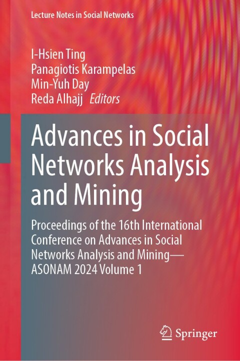 Cover image for book Advances in Social Networks Analysis and Mining