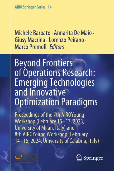 Cover image for book Beyond Frontiers of Operations Research: Emerging Technologies and Innovative Optimization Paradigms