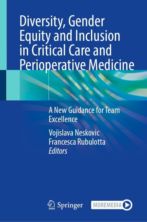 Cover image for book Diversity, Gender Equity and Inclusion in Critical Care and Perioperative Medicine