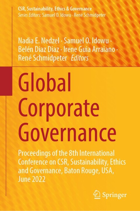Cover image for book Global Corporate Governance