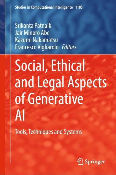 Cover image for book Social, Ethical and Legal Aspects of Generative AI
