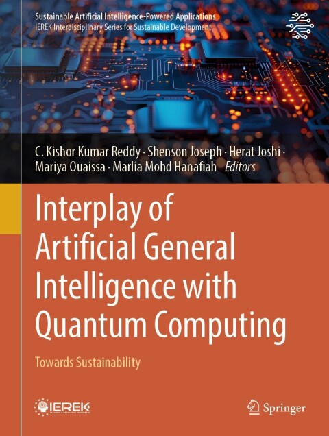 Cover image for book Interplay of Artificial General Intelligence with Quantum Computing