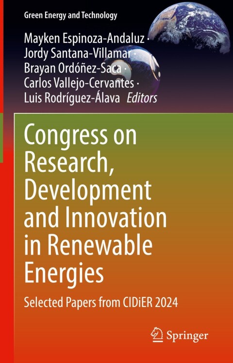 Cover image for book Congress on Research, Development and Innovation in Renewable Energies