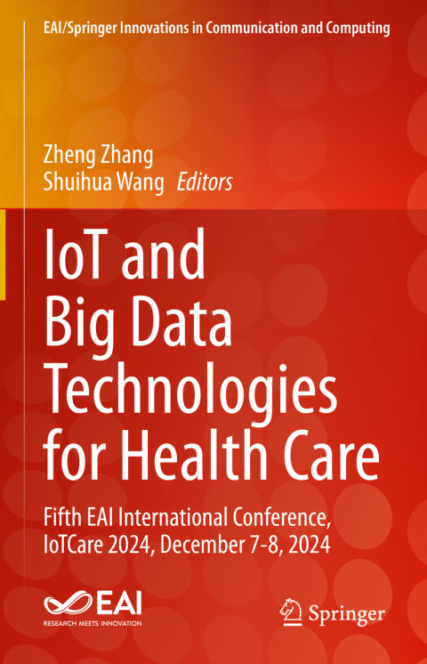 Cover image for book IoT and Big Data Technologies for Health Care