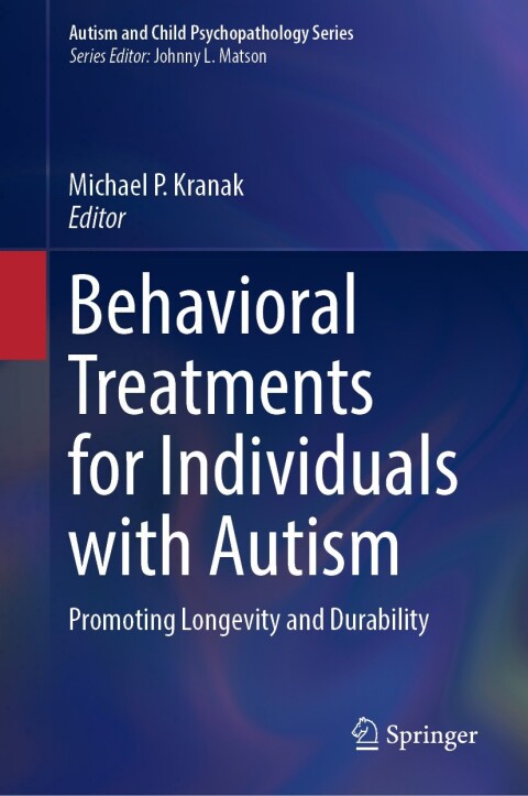 Cover image for book Behavioral Treatments for Individuals with Autism
