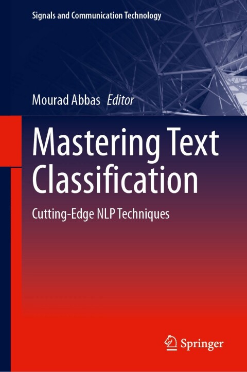 Cover image for book Mastering Text Classification