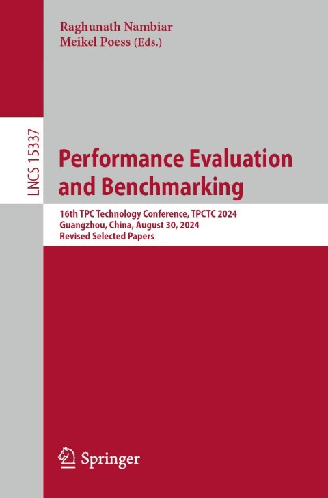 Cover image for book Performance Evaluation and Benchmarking
