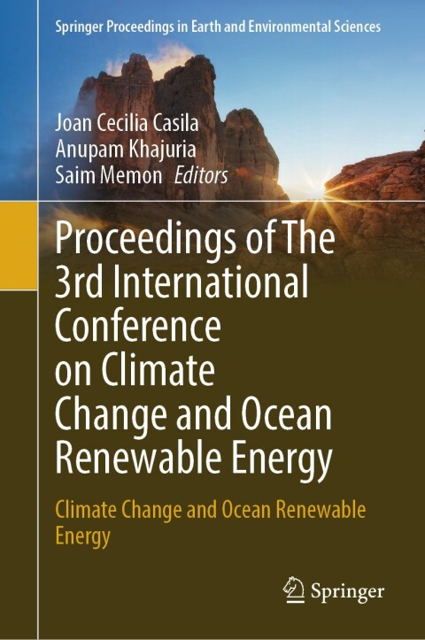 Cover image for book Proceedings of The 3rd International Conference on Climate Change and Ocean Renewable Energy