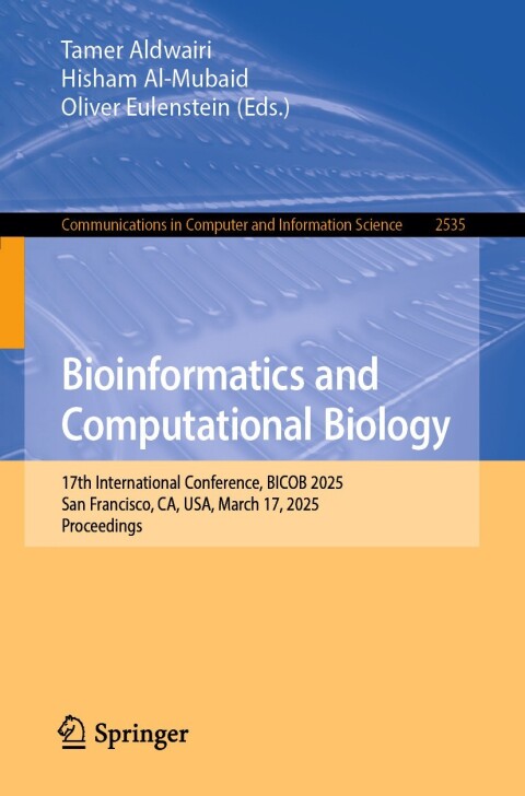 Cover image for book Bioinformatics and Computational Biology