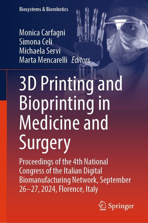 Cover image for book 3D Printing and Bioprinting in Medicine and Surgery
