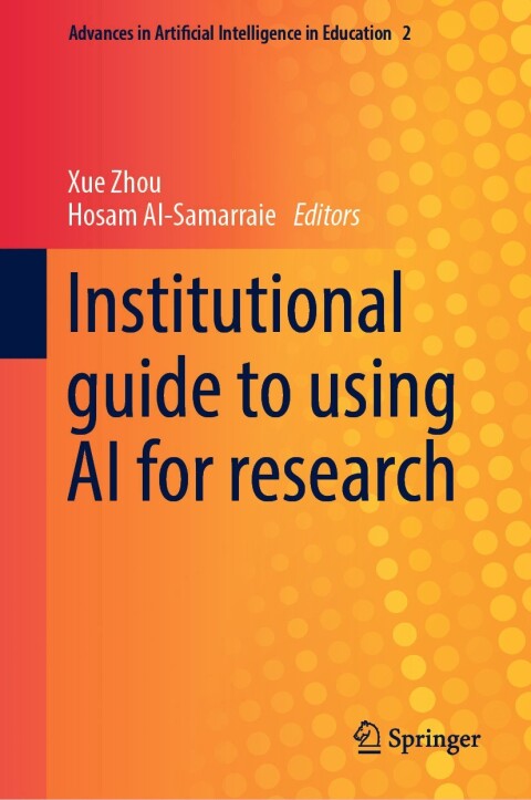 Cover image for book Institutional guide to using AI for research
