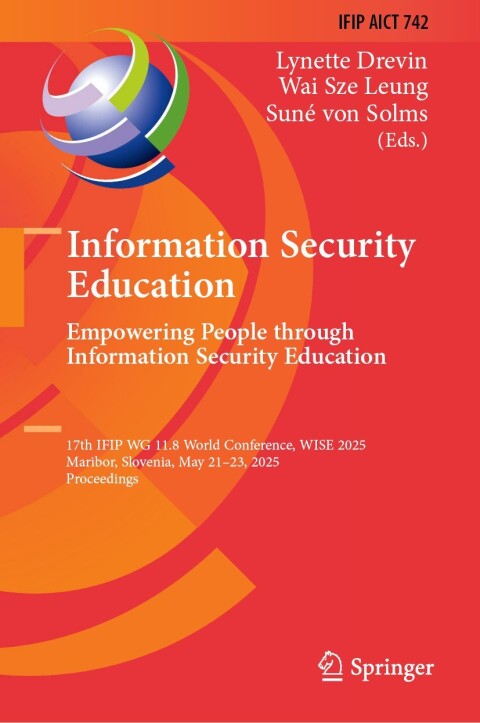 Cover image for book Information Security Education. Empowering People Through Information Security Education
