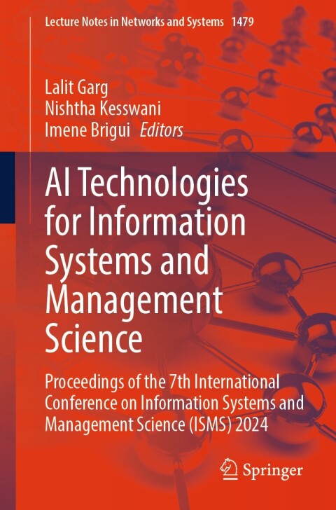 Cover image for book AI Technologies for Information Systems and Management Science