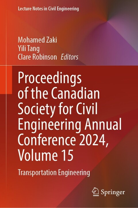 Cover image for book Proceedings of the Canadian Society for Civil Engineering Annual Conference 2024, Volume 15