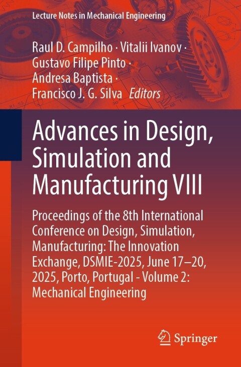 Cover image for book Advances in Design, Simulation and Manufacturing VIII