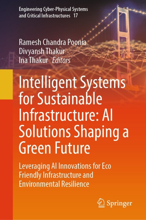 Cover image for book Intelligent Systems for Sustainable Infrastructure: AI Solutions Shaping a Green Future