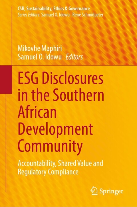 Cover image for book ESG Disclosures in the Southern African Development Community
