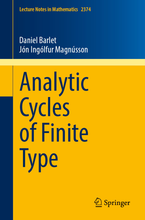 Cover image for book Analytic Cycles of Finite Type