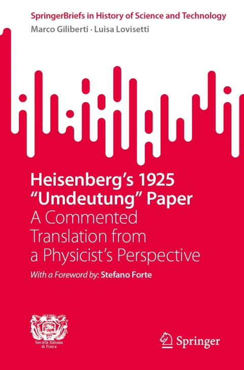 Cover image for book Heisenberg's 1925 "Umdeutung" Paper