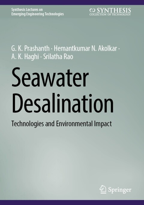 Cover image for book Seawater Desalination