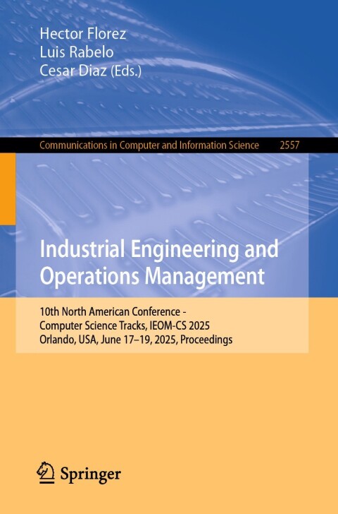 Cover image for book Industrial Engineering and Operations Management
