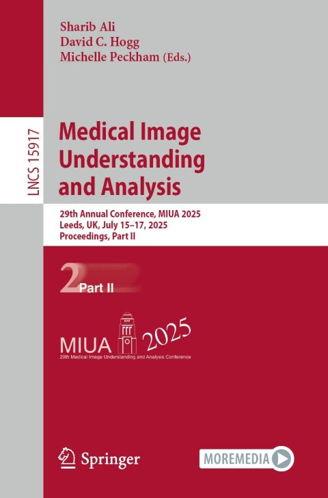 Cover image for book Medical Image Understanding and Analysis