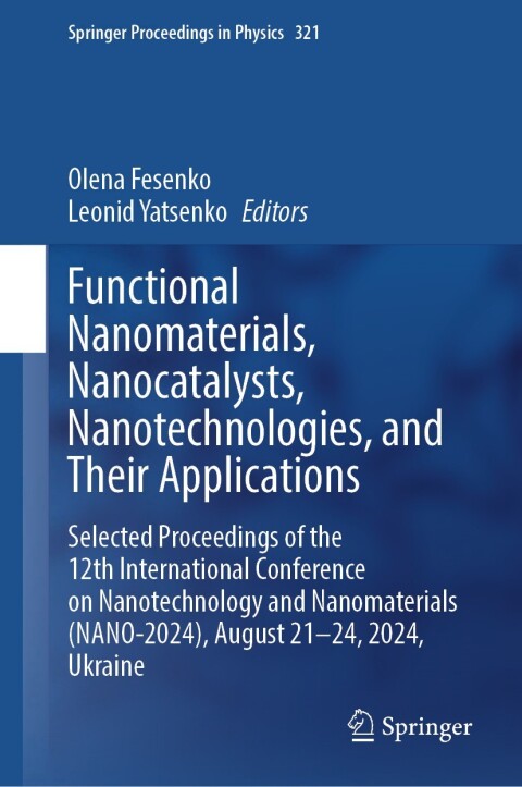 Cover image for book Functional Nanomaterials, Nanocatalysts, Nanotechnologies, and Their Applications