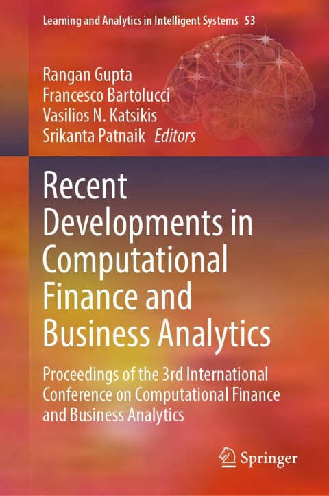 Cover image for book Recent Developments in Computational Finance and Business Analytics