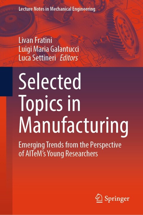 Cover image for book Selected Topics in Manufacturing
