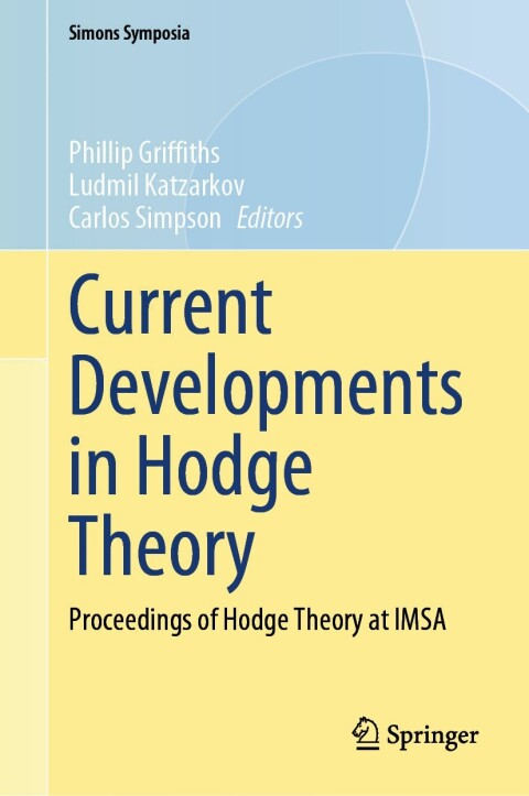 Cover image for book Current Developments in Hodge Theory