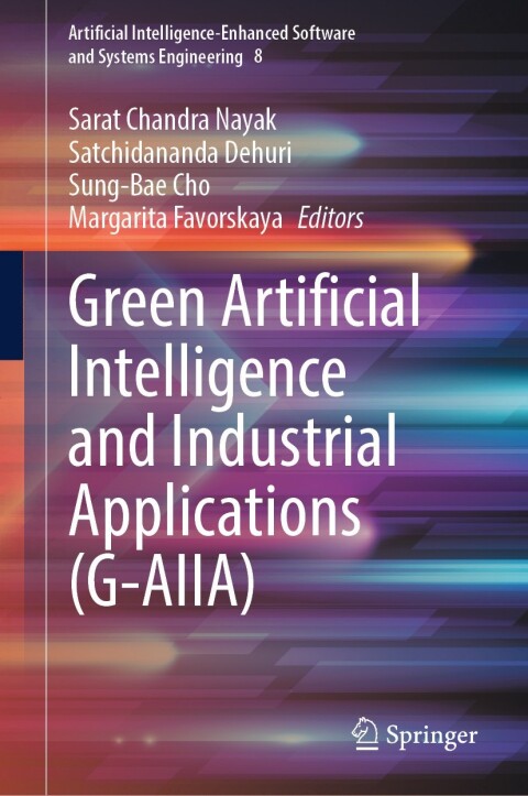 Cover image for book Green Artificial Intelligence and Industrial Applications (G-AIIA)