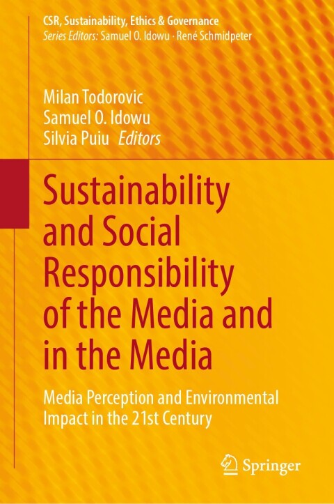Cover image for book Sustainability and Social Responsibility of the Media and in the Media