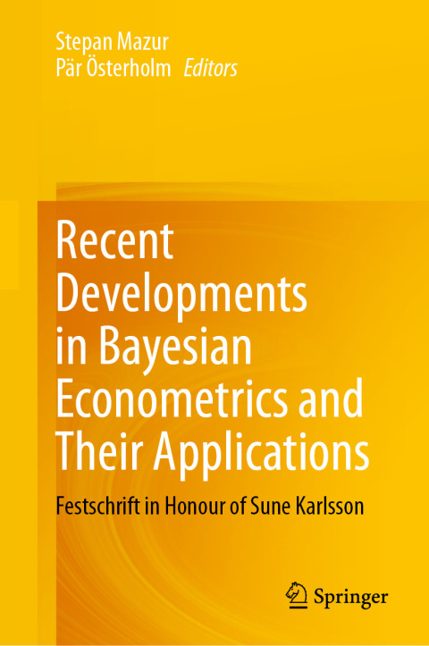 Cover image for book Recent Developments in Bayesian Econometrics and Their Applications