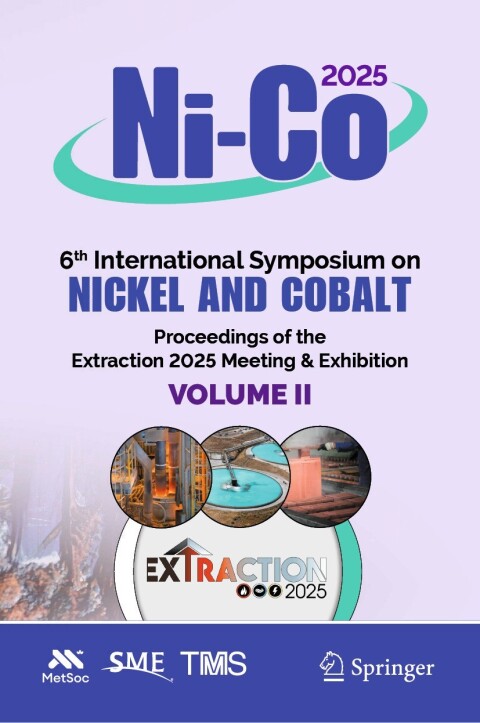 Cover image for book Ni‐Co 2025, 6th International Symposium on Nickel and Cobalt