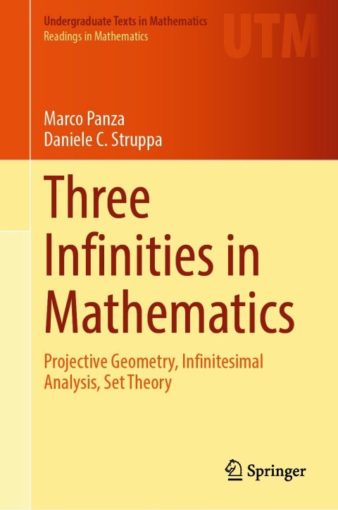 Cover image for book Three Infinities in Mathematics