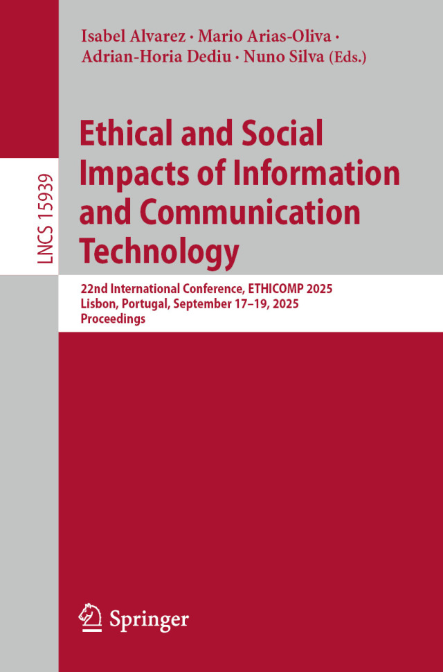 Ethical and Social Impacts of Information and Communication Technology