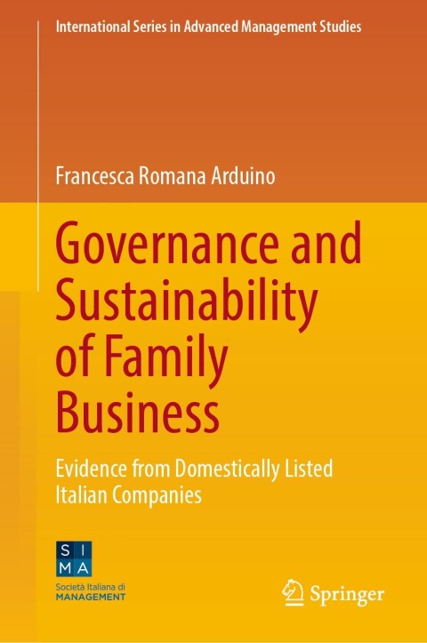Cover image for book Governance and Sustainability of Family Business