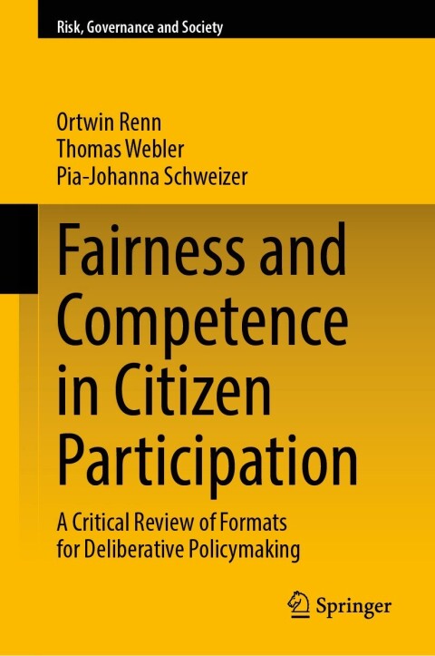 Cover image for book Fairness and Competence in Citizen Participation