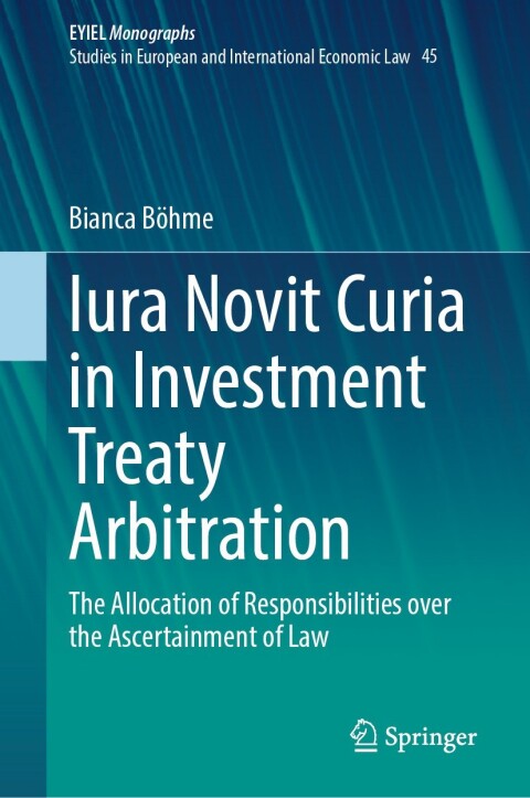 Cover image for book Iura Novit Curia in Investment Treaty Arbitration