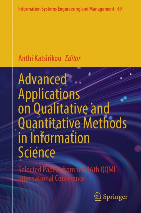 Cover image for book Advanced Applications on Qualitative and Quantitative Methods in Information Science