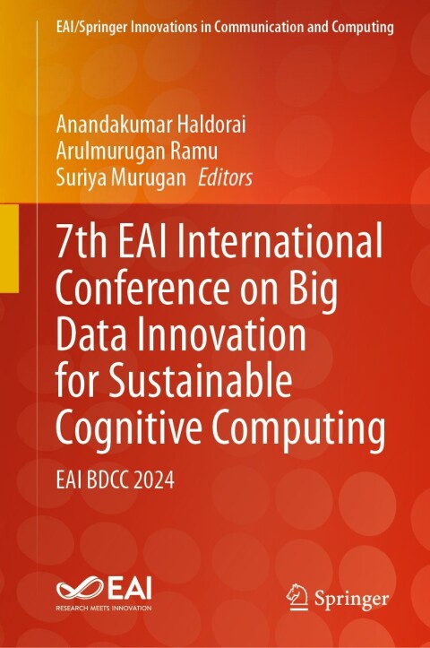 Cover image for book 7th EAI International Conference on Big Data Innovation for Sustainable Cognitive Computing